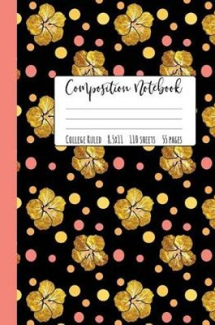 Cover of Tropical Flower Composition Notebook