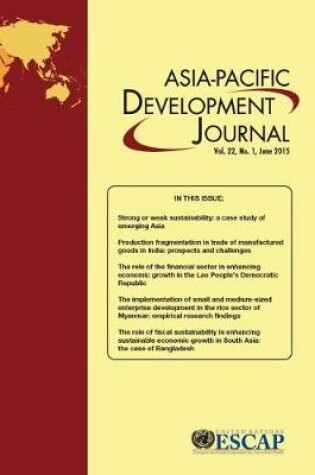 Cover of Asia-Pacific Development Journal, Volume 22, Number 1, June 2015