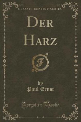 Cover of Der Harz (Classic Reprint)
