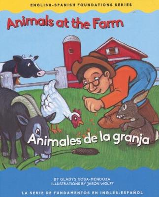 Book cover for Animals at the Farm/Animales D