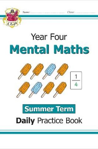 Cover of New KS2 Mental Maths Daily Practice Book: Year 4 - Summer Term