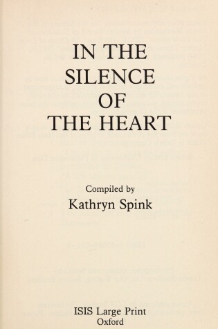 Cover of In the Silence of the Heart