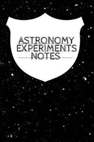 Cover of Astronomy Experiments Notes