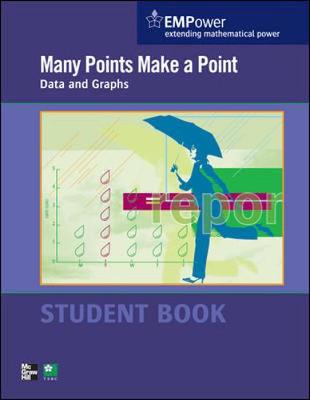 Book cover for EMPower Math, Many Points Make a Point: Data and Graphs, Student Edition