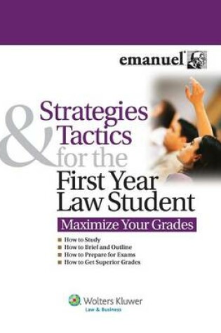 Cover of Strategies and Tactics for the First Year Law Student