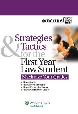 Cover of Strategies and Tactics for the First Year Law Student