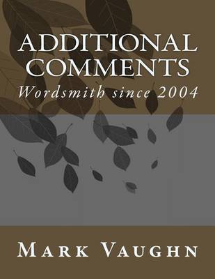 Book cover for Additional Comments