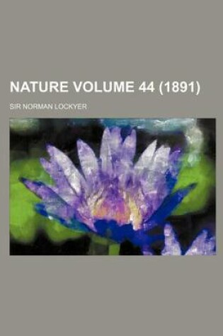 Cover of Nature Volume 44 (1891)