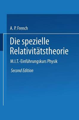 Book cover for Die spezielle Relativitätstheorie