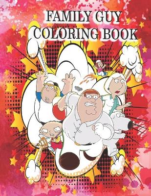 Book cover for Family Guy Coloring Book