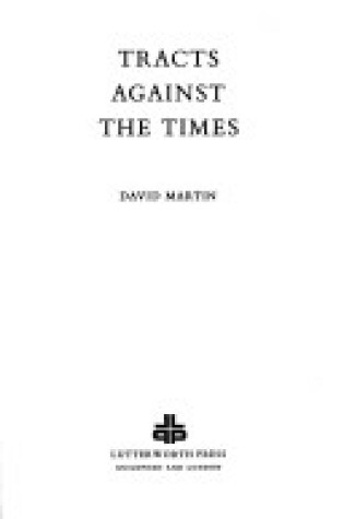 Cover of Tract Against the Times