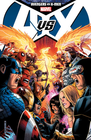 Book cover for Avengers vs. X-Men