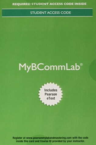 Cover of Mylab Business Communication with Pearson Etext -- Access Card -- For Business Communication Today