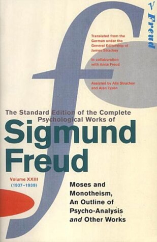 Book cover for The Complete Psychological Works of Sigmund Freud Vol.23