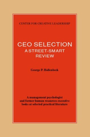 Cover of CEO Selection