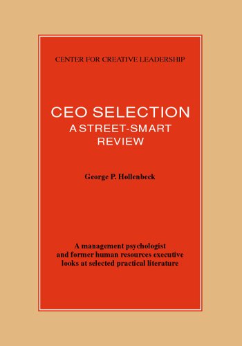 Book cover for CEO Selection