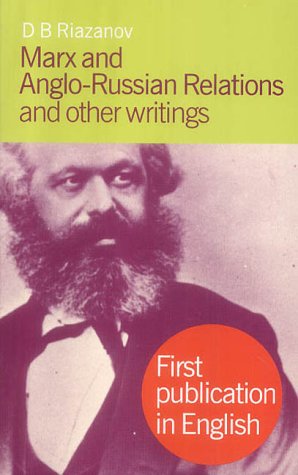 Book cover for Marx and Anglo-Russian Relations and Other Writings