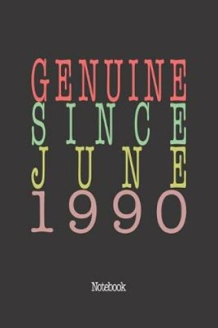 Cover of Genuine Since June 1990