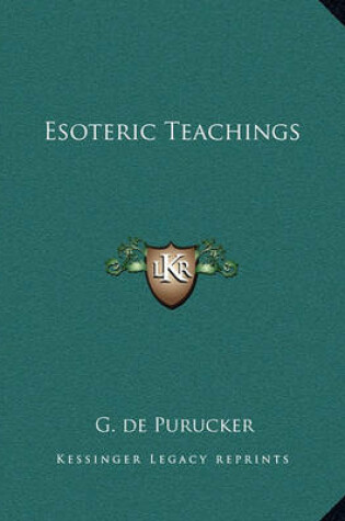 Cover of Esoteric Teachings