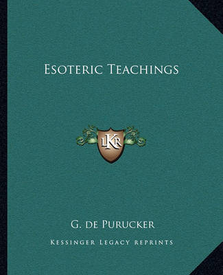 Book cover for Esoteric Teachings