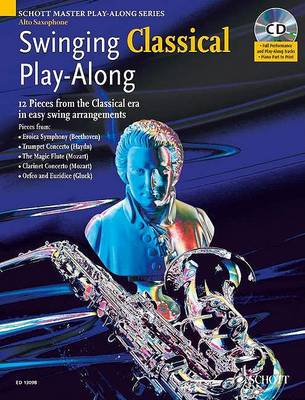 Cover of Swinging Classical Play-Along for Alto Saxophone