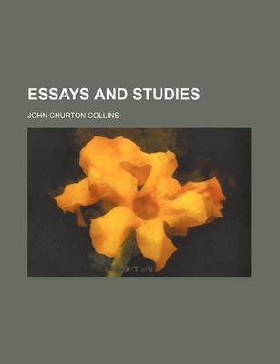 Book cover for Essays and Studies