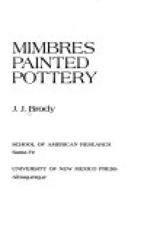 Cover of Mimbres Painted Pottery