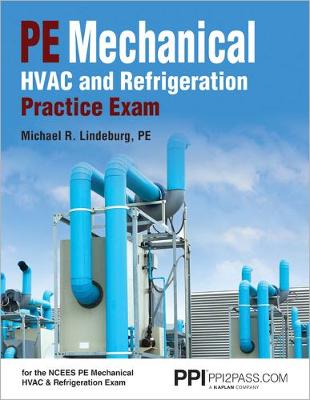 Book cover for Pe Mechanical HVAC and Refrigeration Practice Exam