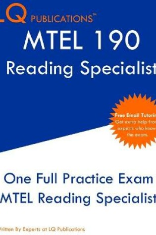 Cover of MTEL Reading Specialist