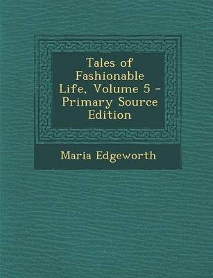 Book cover for Tales of Fashionable Life, Volume 5