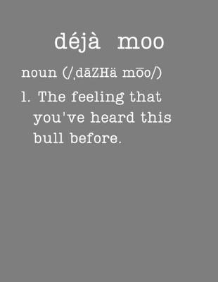 Book cover for Deja Moo