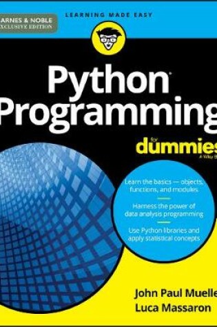 Cover of Python Programming For Dummies (B&N Exclusive)