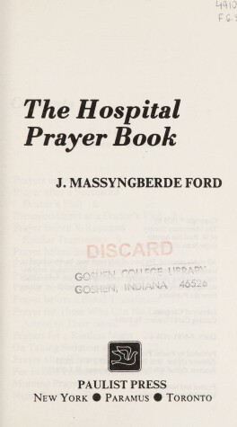 Book cover for The Hospital Prayer Book