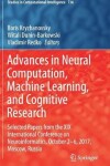 Book cover for Advances in Neural Computation, Machine Learning, and Cognitive Research