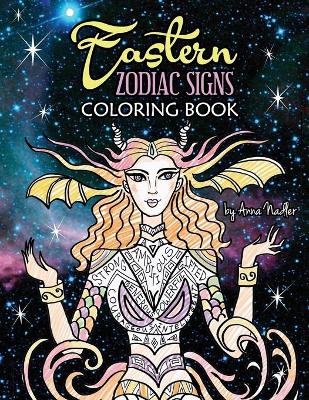 Book cover for Eastern Zodiac Signs Coloring Book