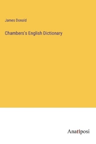 Cover of Chambers's English Dictionary