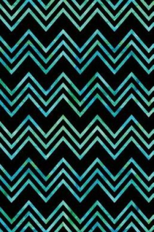 Cover of Journal Notebook Chevrons - Black