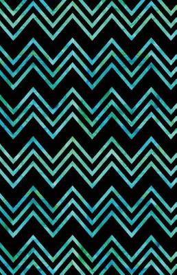 Book cover for Journal Notebook Chevrons - Black