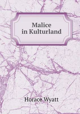 Cover of Malice in Kulturland