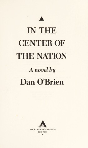 Book cover for In the Center of the Nation