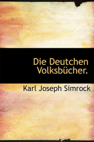 Cover of Die Deutchen Volksbucher.