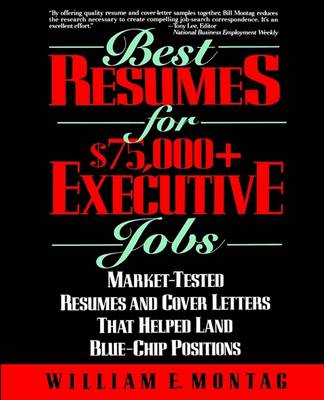 Cover of Best Resumes for 75000 Dollar Plus Executive Jobs