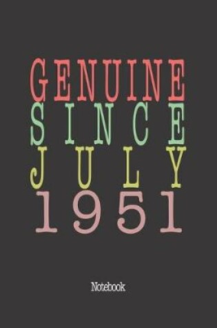 Cover of Genuine Since July 1951