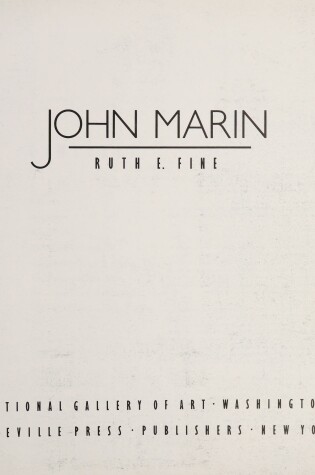 Cover of John Marin