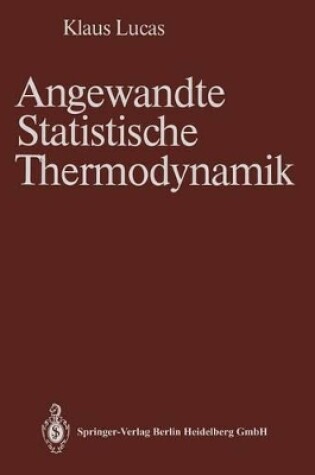 Cover of Angewandte Statistische Thermodynamik