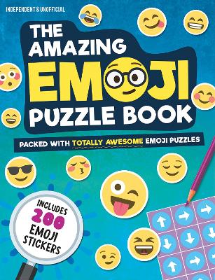 Book cover for The Amazing Emoji Puzzle Book