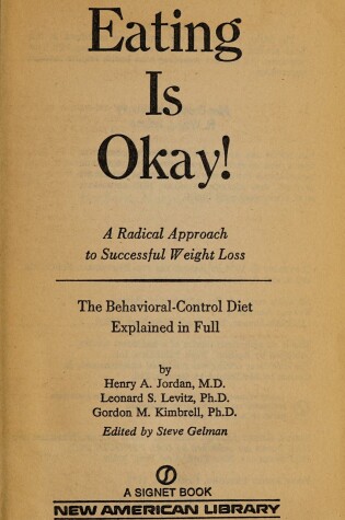 Cover of Eating is Okay!