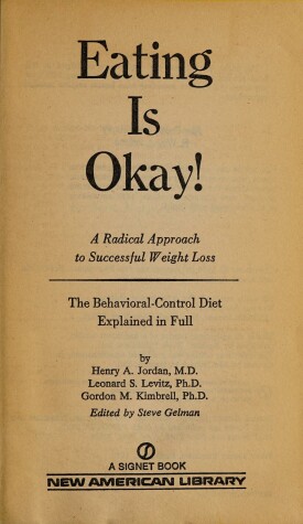 Book cover for Eating is Okay!