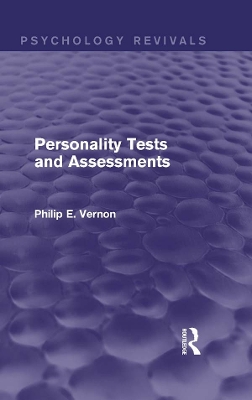 Book cover for Personality Tests and Assessments (Psychology Revivals)
