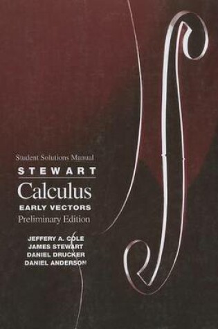 Cover of Student Solutions Manual for Stewart's Calculus : Early Vectors